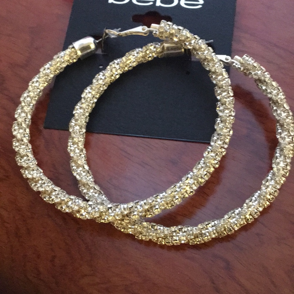 Bebe bling earrings